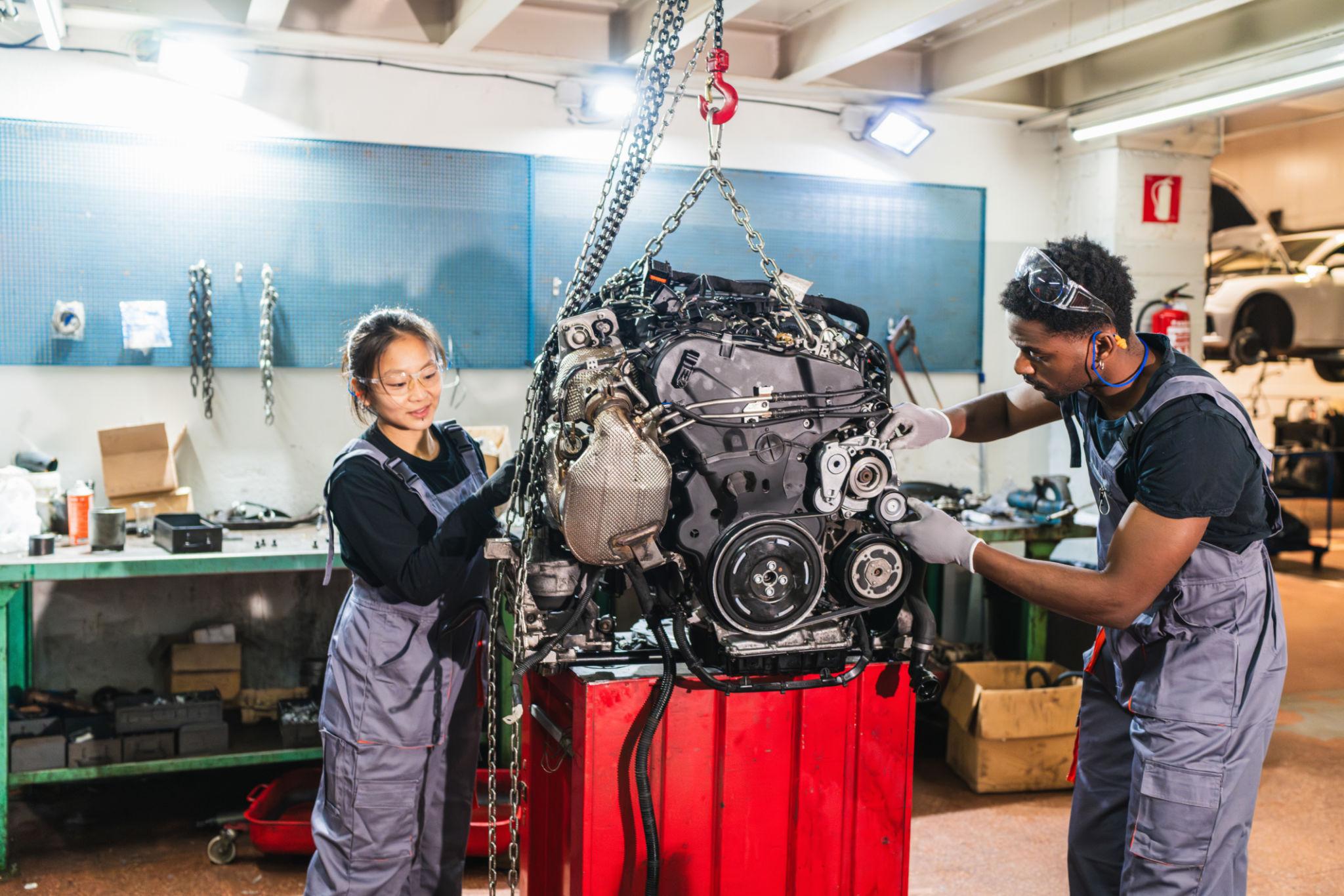 Professional engine replacement by Salvage Auto Repairs